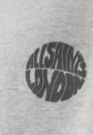 Худи AllSaints WAVED OTH , Light Grey Marl/Grey - фото 7