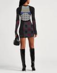 Мини-платье Marine Serre, полуночно-синий - фото 3