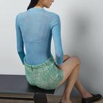 Трикотаж женский синий Gucci - фото 3