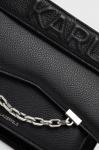 Кожаная сумочка Карла Лагерфельда Karl Lagerfeld, черный - фото 5
