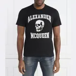 Футболка стандартного кроя Alexander Mcqueen, черный - фото