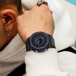 Унисекс парные часы серии Black CASIO - фото 4