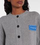 Кашемировый кардиган с логотипом Marni, Inox - фото 4