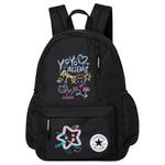 Converse Полиэстеровый рюкзак обычный унисекс черный, Flight Bear - фото 3