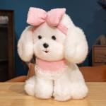 Плюшевая кукла Cute Bowknot Teddy MLING, фиолетовый - фото 6