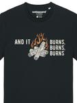 Футболка wat? Apparel T-Shirt And it burns, черный - фото 3