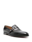 John Lobb кожаные туфли-монки, черный - фото 2