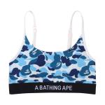 Спортивный бюстгальтер BAPE ABC Camo, синий - фото