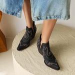 Женские западные ботинки MRKEWUNEY, 73 Black - фото 3