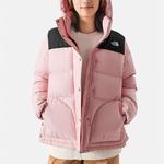 Пуховик женский розовый The North Face - фото 3