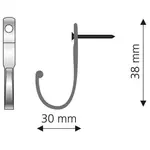 Декоративные крючки для штор Liedeco Liedeco, белый - фото 2