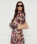 Сумка Guess Giully с реешком цепочкой, бежевый - фото 2