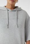 Худи comma casual identity Hoodie, Grau Meliert/Mottled Light Grey - фото 3