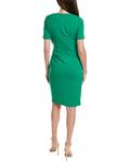 Платье миди Tahari ASL, зеленый - фото 2