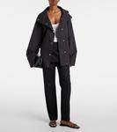 Куртка из хлопковой смеси Toteme, черный - фото 2