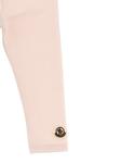 Леггинсы с логотипом Moncler Enfant, розовый - фото 3