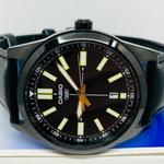 Часы Casio Dress Pointer Display Analog Watch 'Metallic Black Gold', черный - фото 2