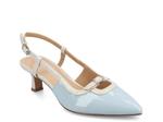 Туфли Journee Padma Pump, Light Blue/White - фото