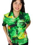 Блуза King Kameha Surf, зеленый - фото