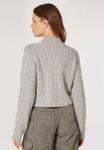 Джемпер Apricot CABLE CROPPED WRAP , Grey - фото 3