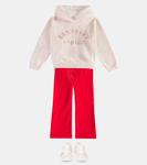 Расклешенные брюки из хлопкового вельвета Junon Bonpoint, Geranium - фото 2