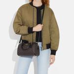 COACH Сумка-бостон из холста с кожаными вставками - фото 7