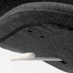 Конференц-стул LÅNGFJÄLL IKEA, цвет gunnared dark grey/white - фото 7
