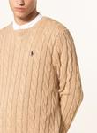 Свитер POLO RALPH LAUREN, светло-коричневый - фото 4