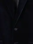 Бархатный пиджак на двух пуговицах Canali, синий - фото 3