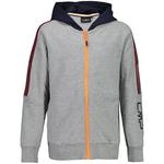 Толстовка CMP Fix Hood 30D8194M, серый - фото