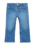 Повседневные джинсы MANGO KIDS FLAREB, Blue denim - фото