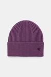 Шерстяная шапка Calvin Klein, фиолетовый - фото