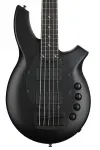 Электрический бас-гитара Ernie Ball Music Man Bongo 5HH - Стелс Черный - фото