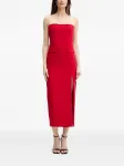 Платье миди без бретелек Bardot, красный - фото