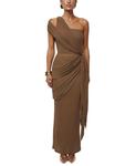 Женский боди Lovina Drape JLUXLABEL, Brown - фото 4