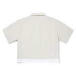 LiNing Рубашка ANB Women's Silver Fox Gray/Standard White - фото 3