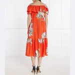 Платье с поясом Desigual, оранжевый - фото 2