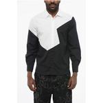 Черно-белая хлопковая рубашка Neil Barrett, Black and White - фото