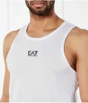 Майка Slim fit Ea7, белый - фото 4