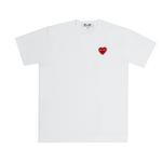 Футболка с вышивкой в виде сердца CDG Play, красный - фото