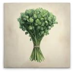 Картина на холсте A.S. Création Koriander цвет cremebeigegrün - фото