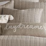 Подушка Levtex Home Mills Waffle Square, цвет Forest Green - фото 3