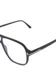 TOM FORD Eyewear очки-пилоты FT5737-B, черный - фото 3