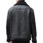 Кожаная куртка унисекс PIERRE CARDIN, кофейная - фото 7