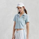 Футболка поло женская Kappa, Smolder Blue-8242 - фото 9