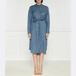 Платье с поясом Tommy Hilfiger, синий - фото