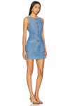 Мини-платье Belle от Lovers And Friends, light denim - фото 2