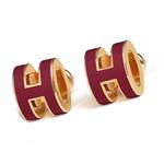 Серьги Women'sPurple HERMES, коричневый - фото 6