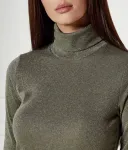 Водолазка Slim fit Marc Cain, зеленый - фото 4