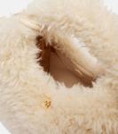 Маленькая сумка-шоппер Ganni, Egret - фото 3